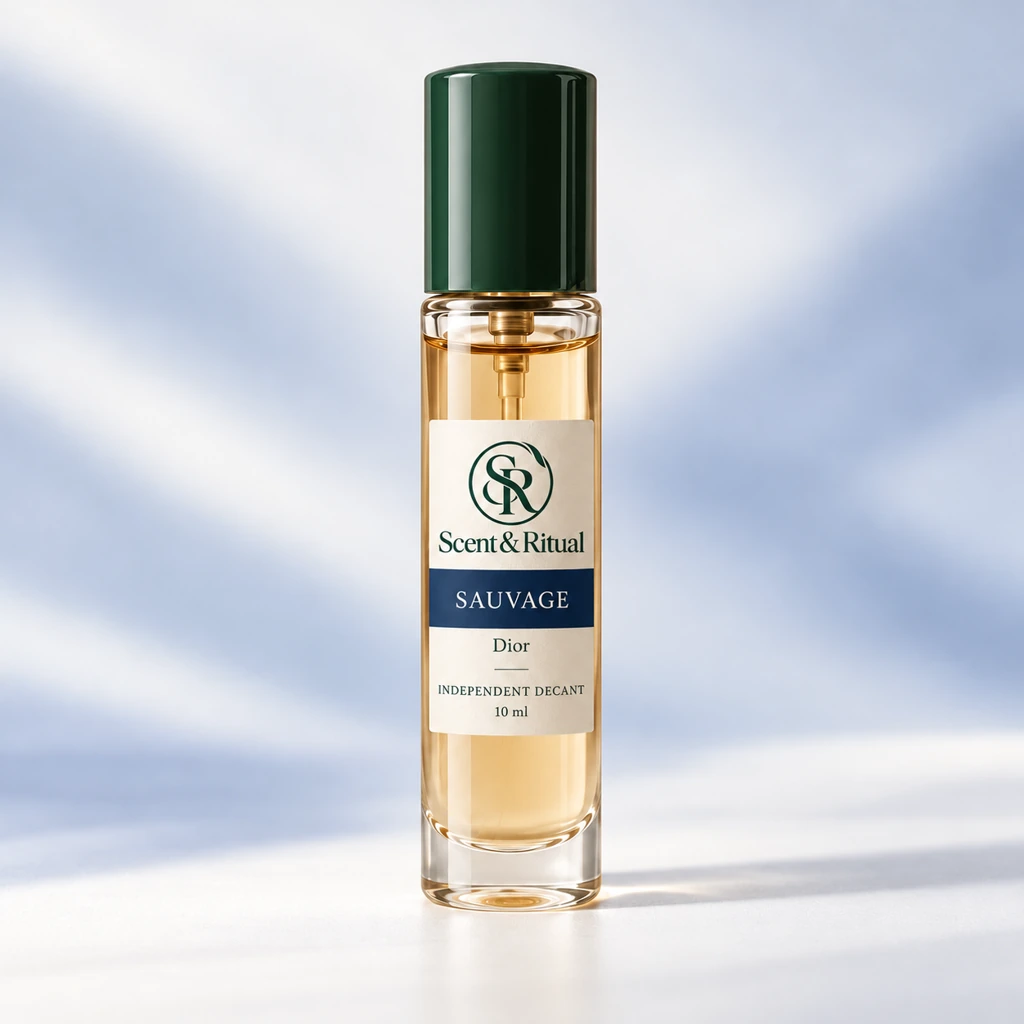 Dior Sauvage — S&R Decant — concept packaging mockup