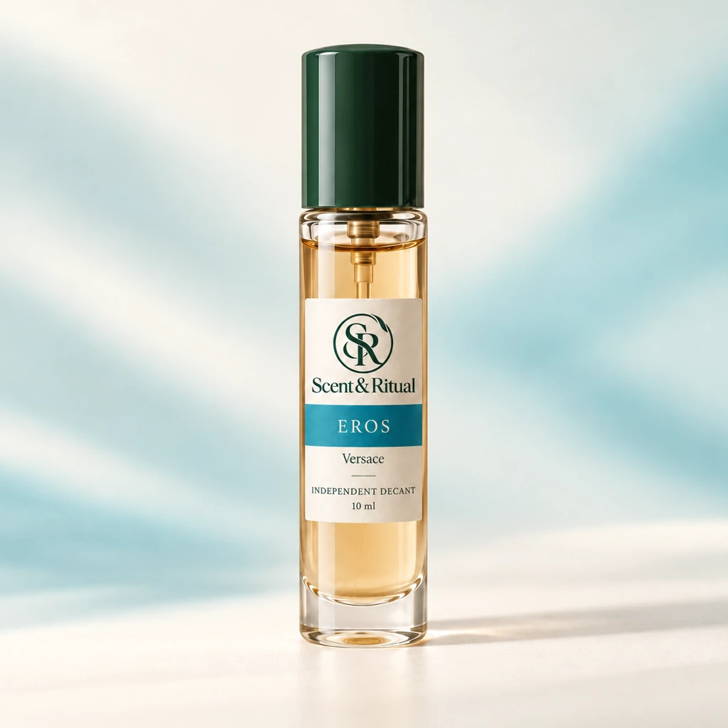 Versace Eros — S&R Decant — concept packaging mockup