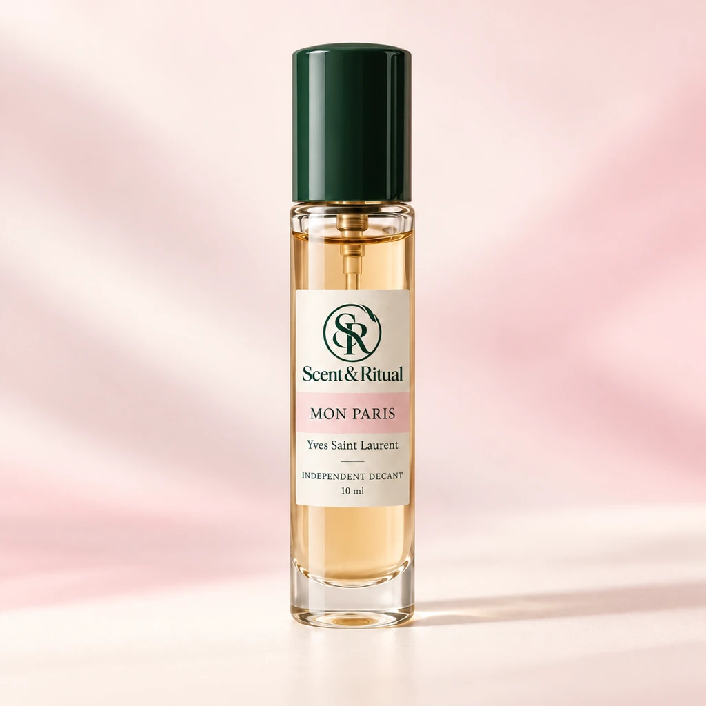 Yves Saint Laurent Mon Paris — S&R Decant — concept packaging mockup